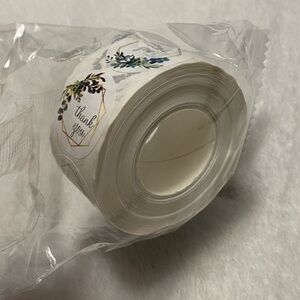 Thank you stickers roll of 500